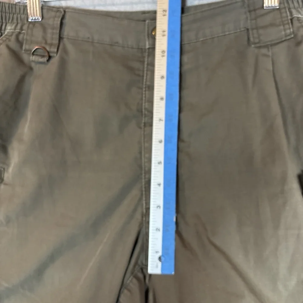 5.11 Tactical Series Cargo Pants Canvas Olive Double Knee Men's Size 38X32